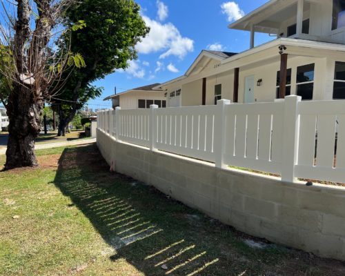 Cement Wall Small Fence Finish 3