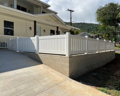 Cement Wall Small Fence Finish 4